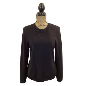 Country Shop Cashmere Crew Neck Sweater Dark Gray